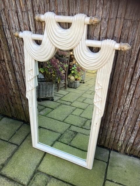 Spiegel met fraai geslepen glas., Ophalen, 100 tot 150 cm, Zo goed als nieuw, 75 tot 100 cm