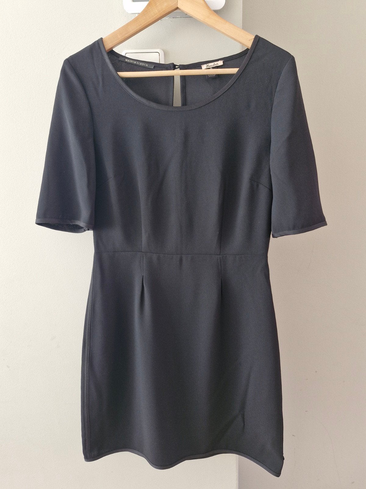 Maison Scotch, Scotch &Soda Jurk mt.S, Zwart, Zo goed als nieuw, Maat 36 (S), Boven de knie