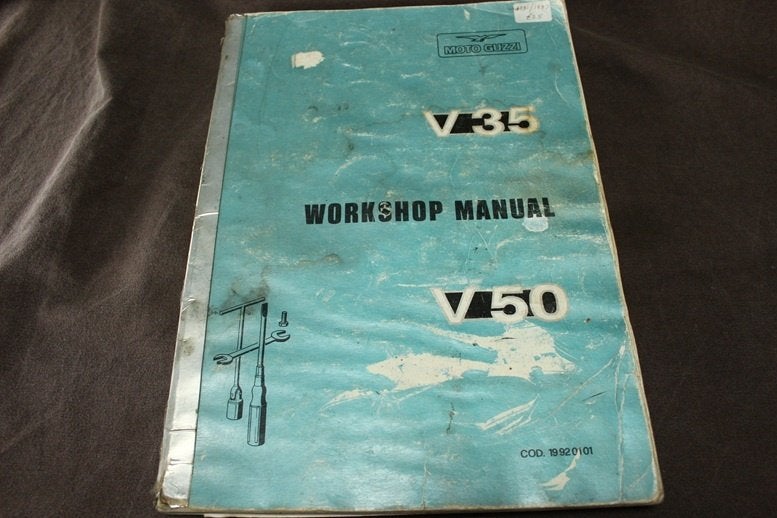 Moto Guzzi V35 V50 motorcycle workshop manual, Ophalen of Verzenden, Moto Guzzi
