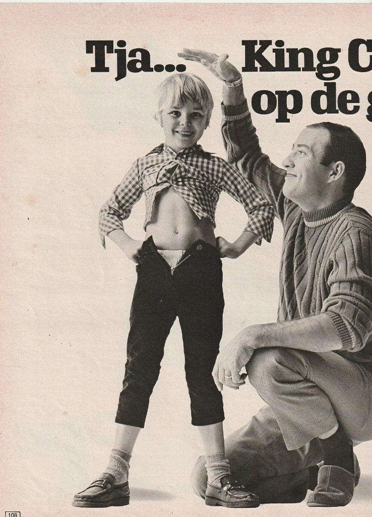 retro reclame 1971 King Corn stout brood jongetje Robbie, Verzamelen, Verzenden, Overige typen