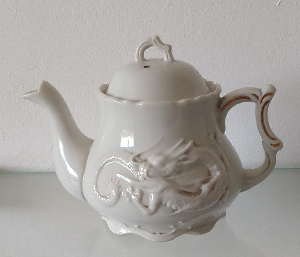 theepot japans Dragonware porselein, volgnr 40, Ophalen of Verzenden