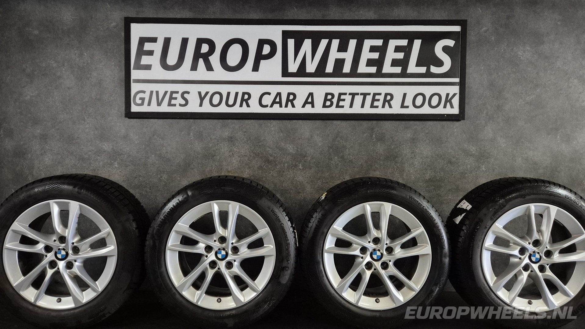 16 inch BMW velgen 2 active tourer F45 F46 1 winterbanden, Auto-onderdelen, Gebruikt, -, Banden en Velgen, 195 mm