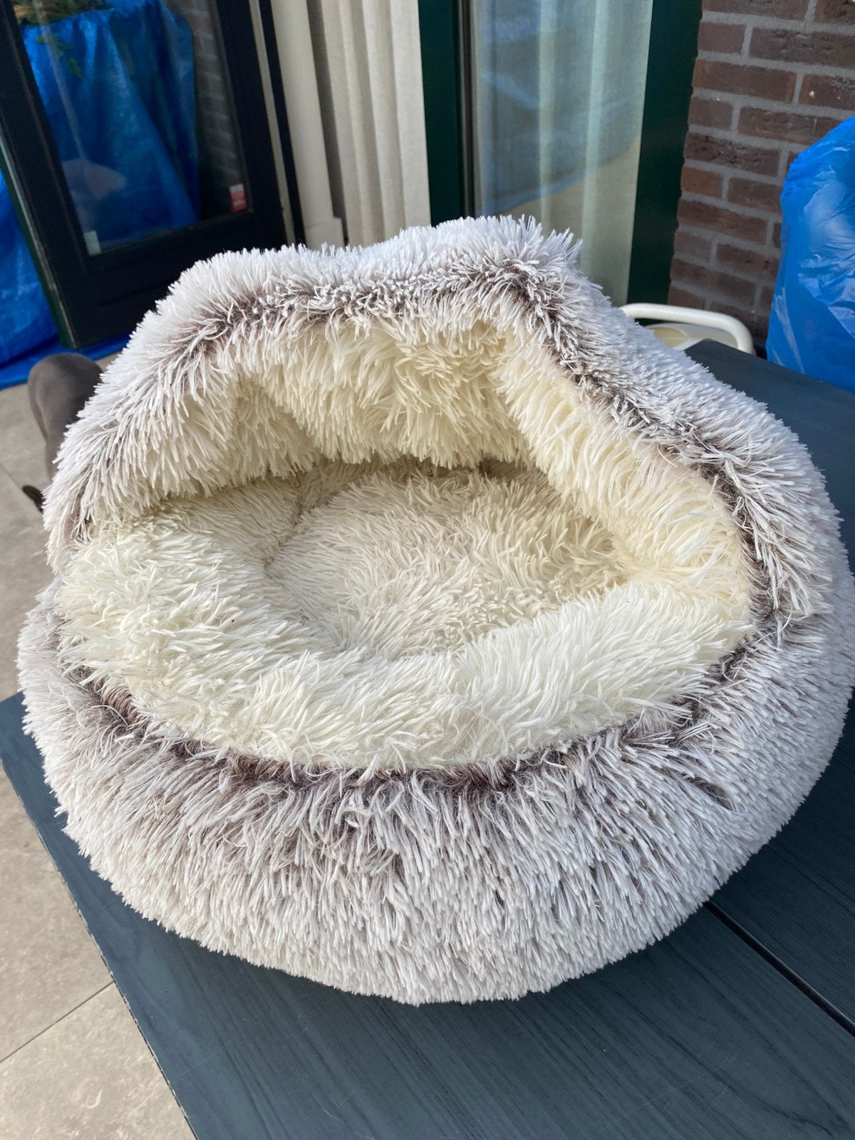 Honden/poezen mand, Dieren en Toebehoren, Ophalen, Zo goed als nieuw, Pluche