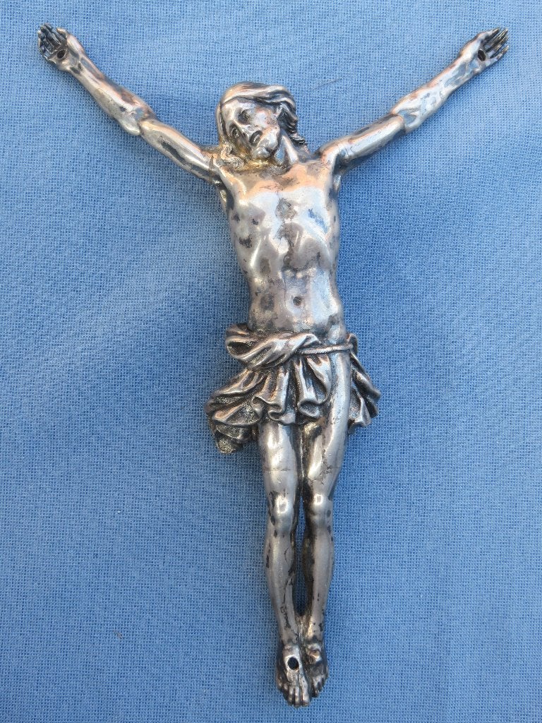 Zilveren corpus – 17e eeuw, Antiek en Kunst, Ophalen of Verzenden, Zilver
