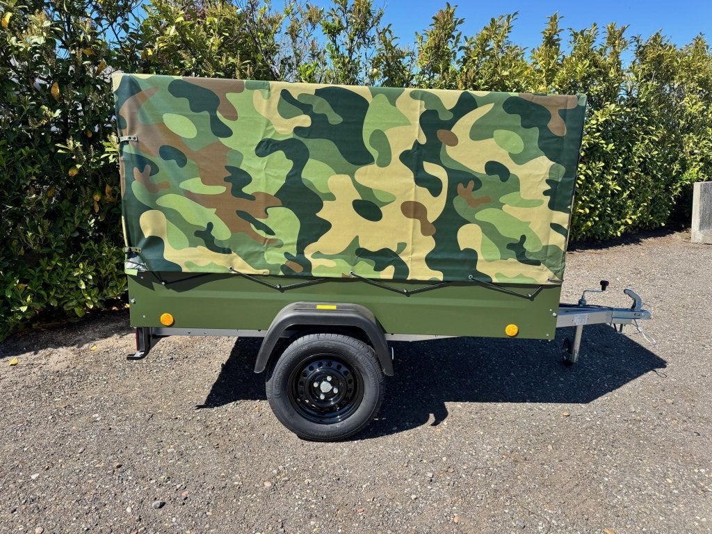 Bockmann Camouflage aanhangwagen - B rijbewijs, Auto diversen, Aanhangers en Bagagewagens, Niet ingevuld, Nieuw, Niet ingevuld
