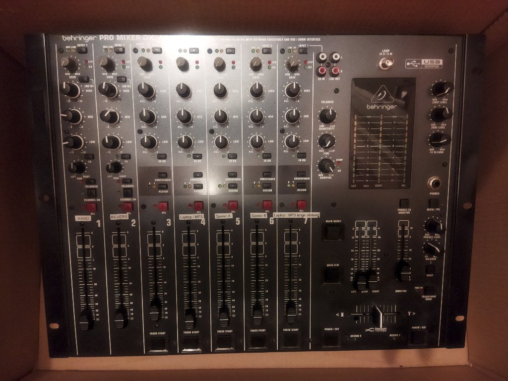 Behringer PRO MIXER DX2000USB DJ-mengpaneel met USB-audio (m2456070600 ...