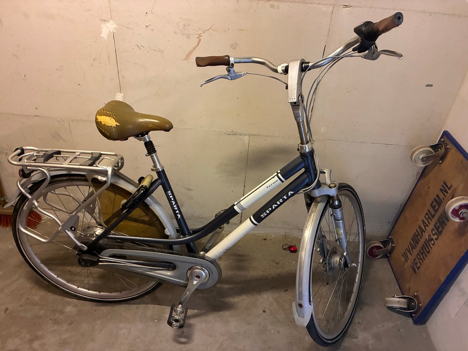 Sparta Tyros Stadsfiets 28 inch - Lage instap, Ophalen, Gebruikt, Sparta, (Extra) lage instap