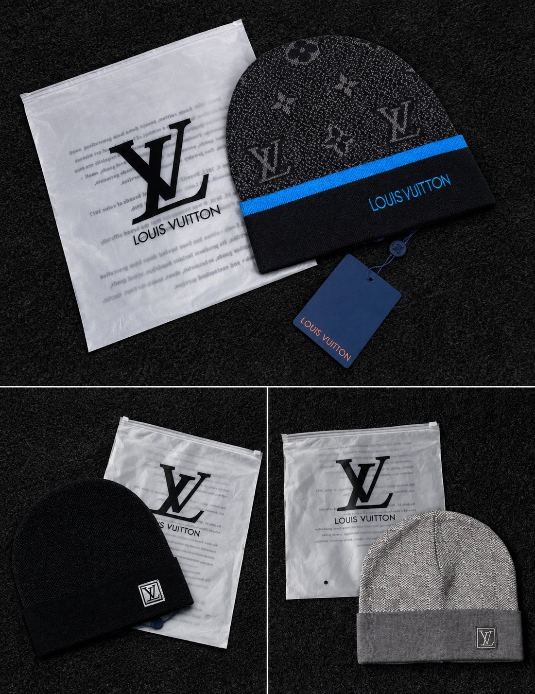 Louis Vuitton Muts - Diverse Kleuren Beschikbaar, Verzenden, Zo goed als nieuw, Muts