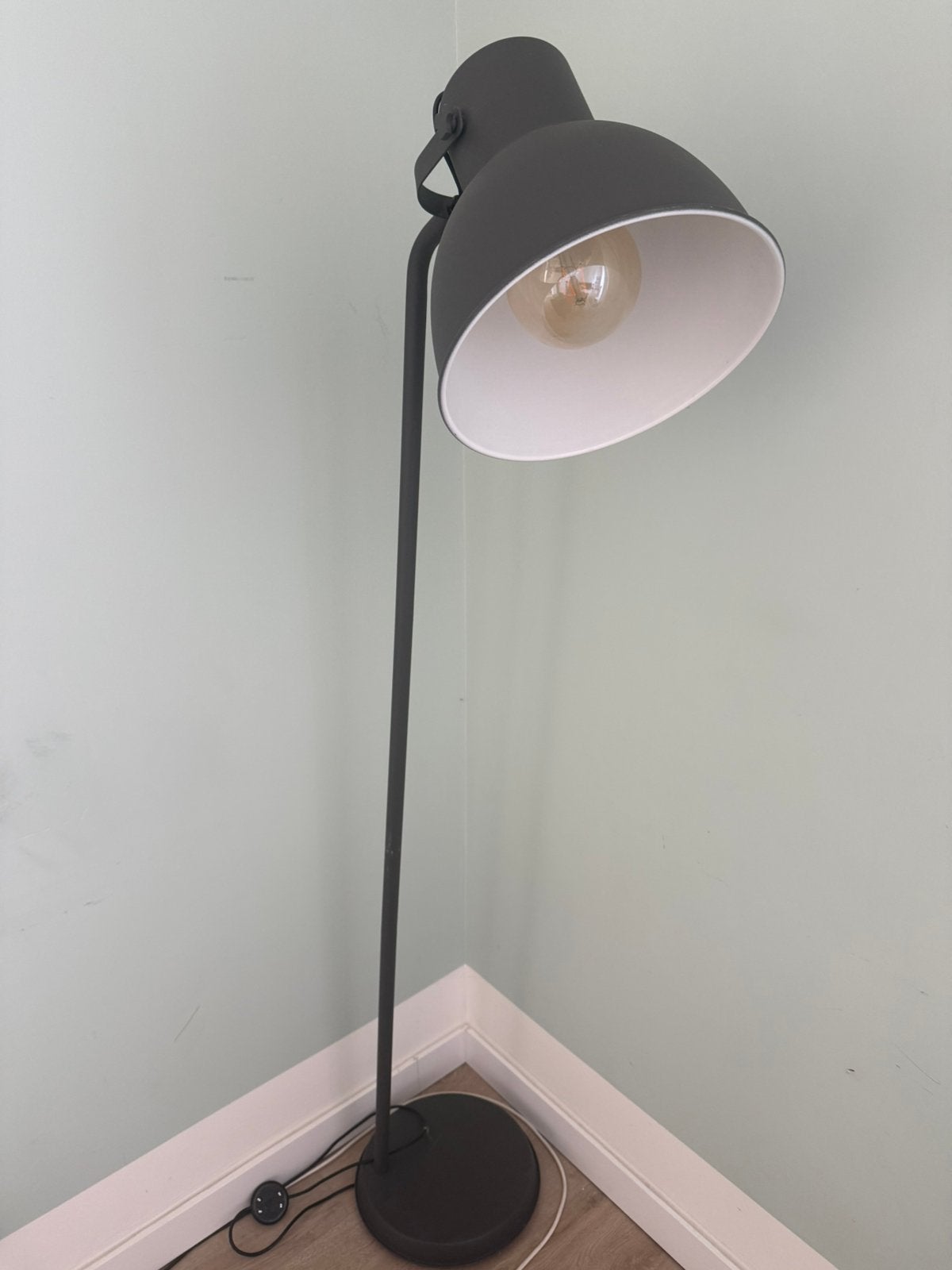 HEKTAR Ikea staande lamp, Huis en Inrichting, Lampen | Vloerlampen, Ophalen, Zo goed als nieuw, 150 tot 200 cm