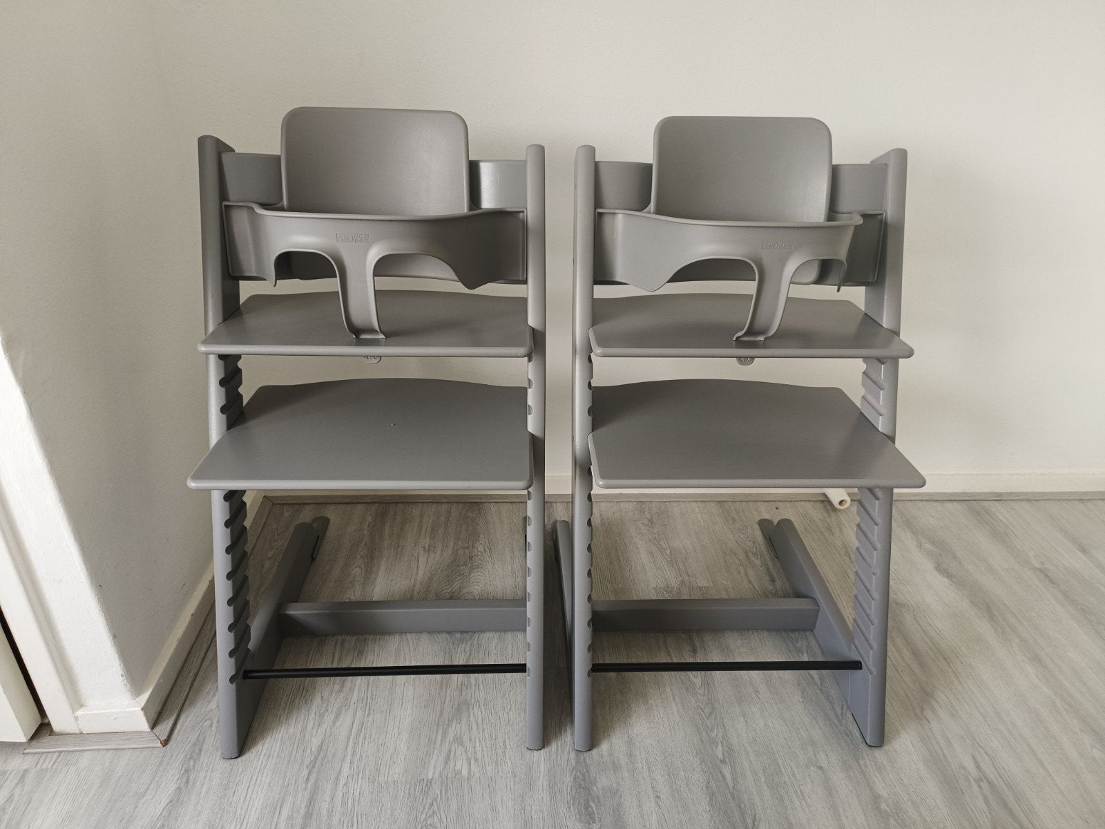 Foto 21 van Stokke Tripp Trapp storm grey+babyset,2standen newborn evt2x