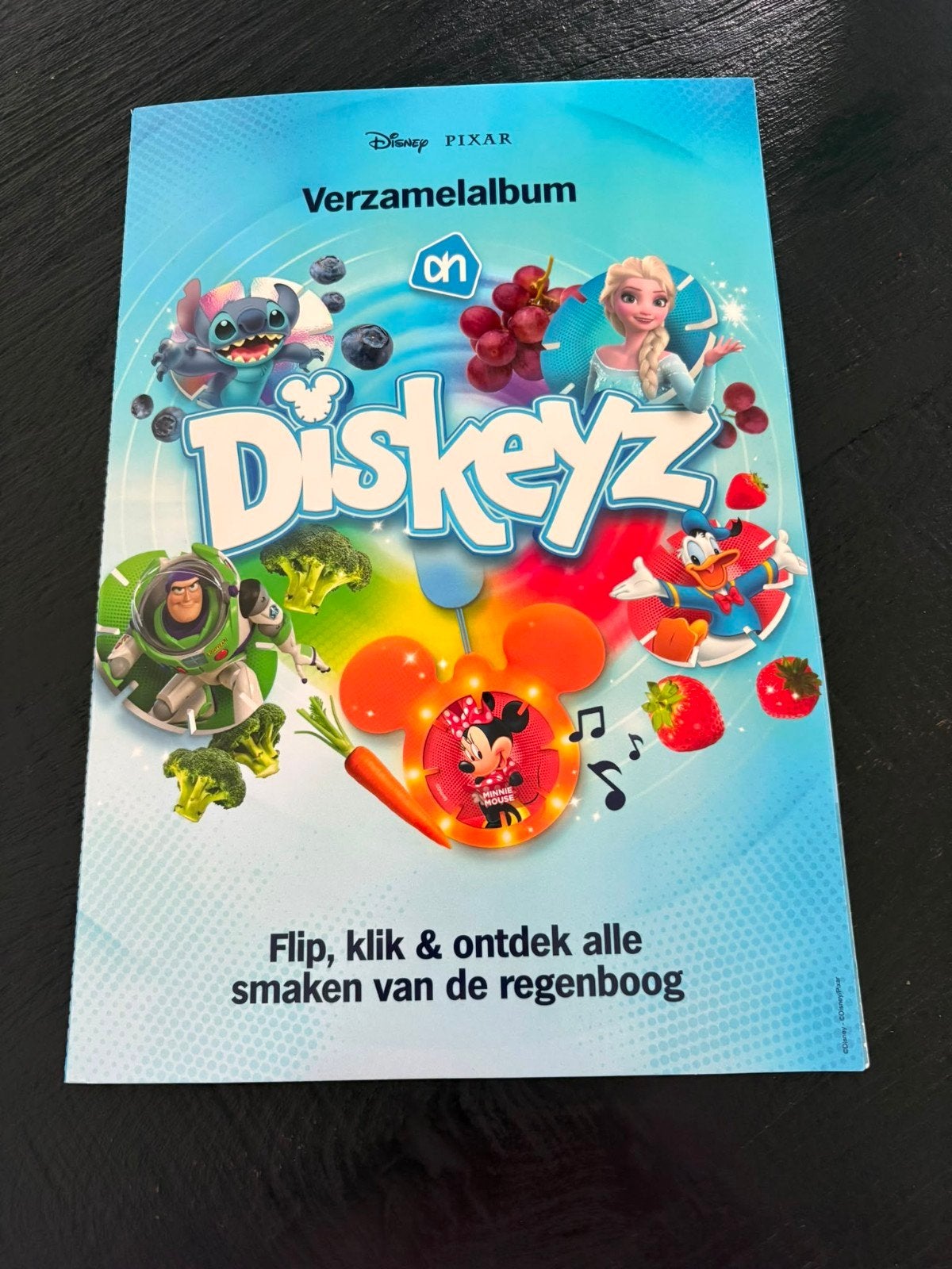 AH Diskeyz compleet verzamelalbum, Ophalen of Verzenden, Overige figuren, Zo goed als nieuw, Overige typen
