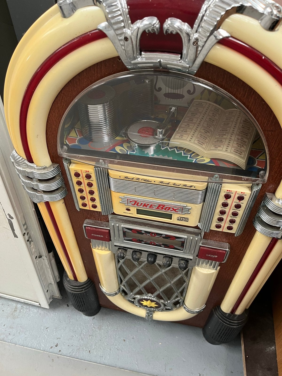 Retro Jukebox met CD-speler - Klassieke uitstraling, Ophalen, Gebruikt, 1970 tot heden, Overige merken