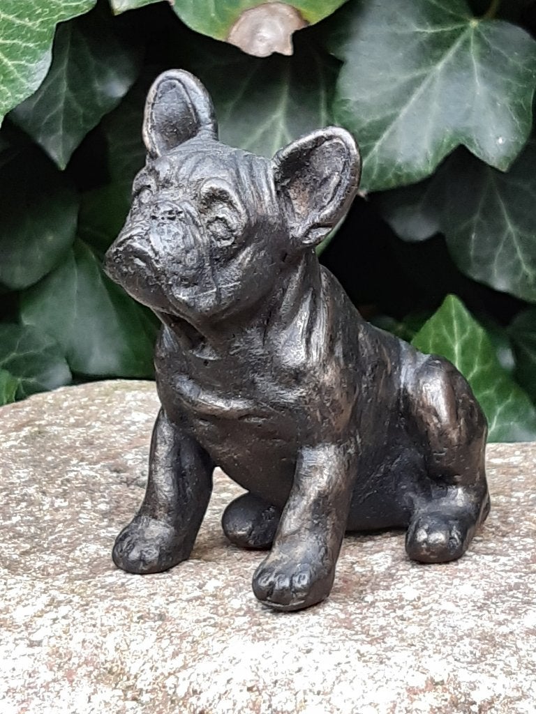 Franse bulldog beeldje, Ophalen of Verzenden, Zo goed als nieuw, Mens