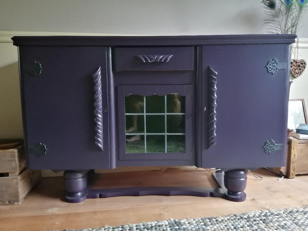 dressoir donkerpaars, Ophalen, Gebruikt, 25 tot 50 cm, 150 tot 200 cm