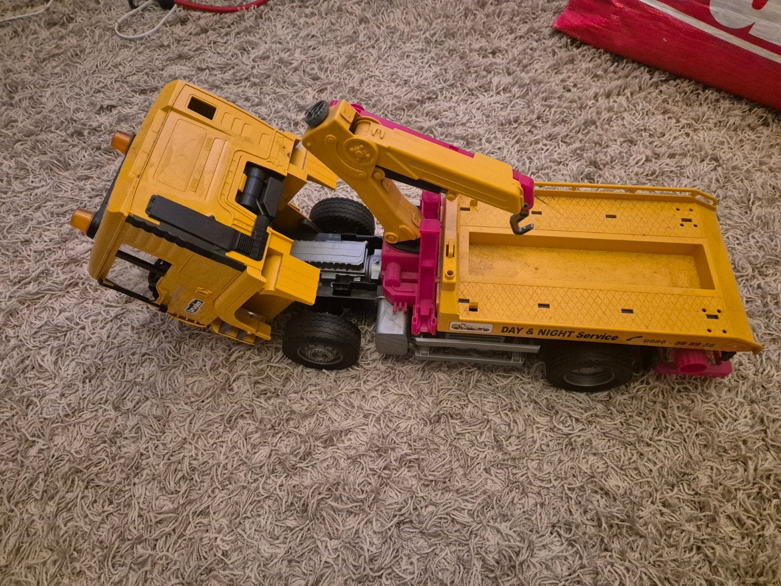 MAN Takelwagen Speelgoedtruck, Ophalen of Verzenden, Gebruikt