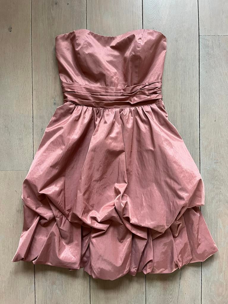 Prachtige nieuwe Vila S oudroze strapless ballonjurk!, Kleding | Dames, Jurken, Vila, Nieuw, Ophalen of Verzenden, Roze
