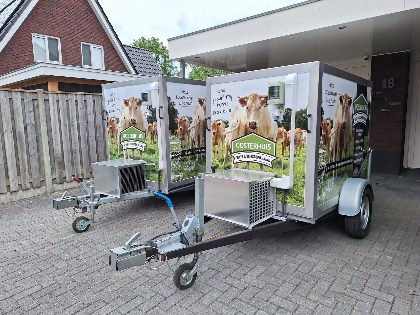 Koelaanhanger/koelwagen/koelkast/koeling/heino/raalte/wijhe, Ophalen, Nieuw, Verjaardag