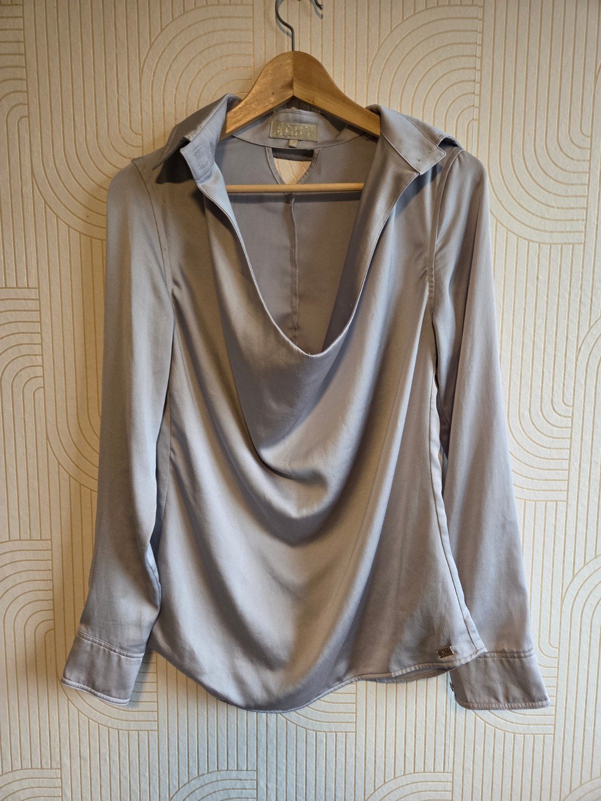 Josh V Mindy Blouse - Heavy Cloud - Maat S, Kleding | Dames, Verzenden, Onbekend, Zo goed als nieuw, Onbekend