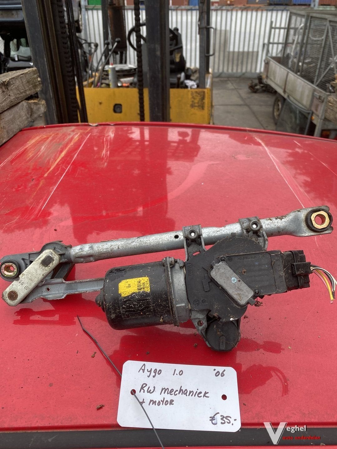 Toyota Aygo 2006 Ruitenwissermechaniek met motor, Gebruikt, -, -, Ophalen of Verzenden