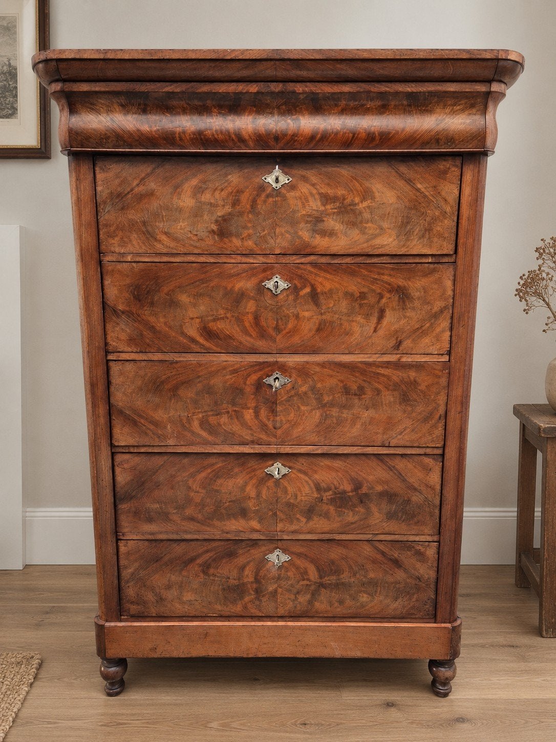 Mooie antieke ladenkast / secretaire. Hollande chiffoniere, Ophalen
