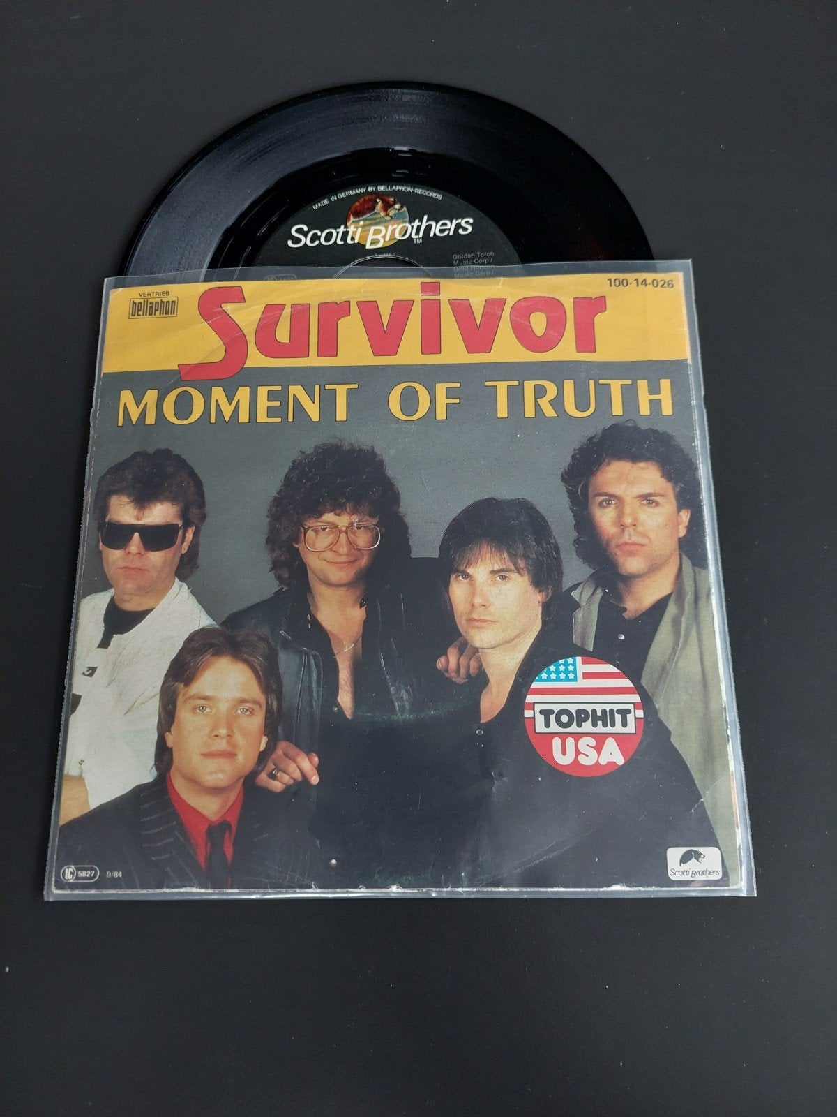 survivor moment of truth, Ophalen of Verzenden, Gebruikt, 7 inch