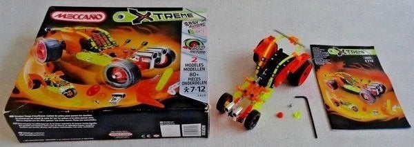 Meccano Xtreme 5820 2in1 Dragster Auto Bouwset Modelbouw, Auto, Verzenden, Groter dan 1:32, Zo goed als nieuw