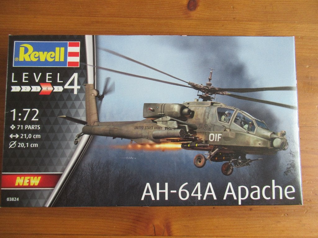 AH-64A Apache (Revell 1/72), 1:72 tot 1:144, Nieuw, Ophalen of Verzenden, Revell
