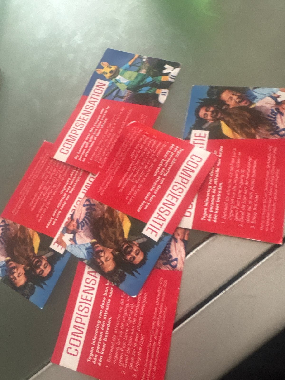 Walibi fast-line ticket, Drie personen of meer, Ticket of Toegangskaart
