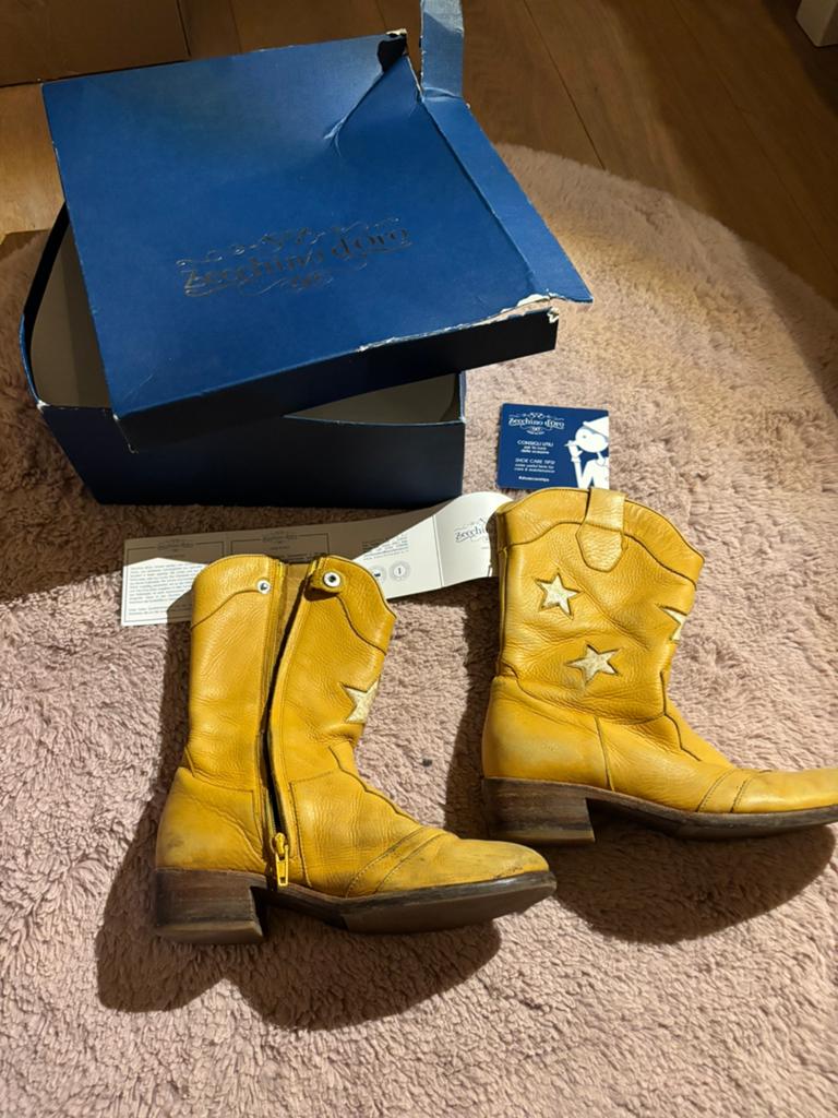 Zecchino d'Oro hele cowboylaarzen maat 34, Gebruikt, Meisje, Ophalen of Verzenden, Laarzen