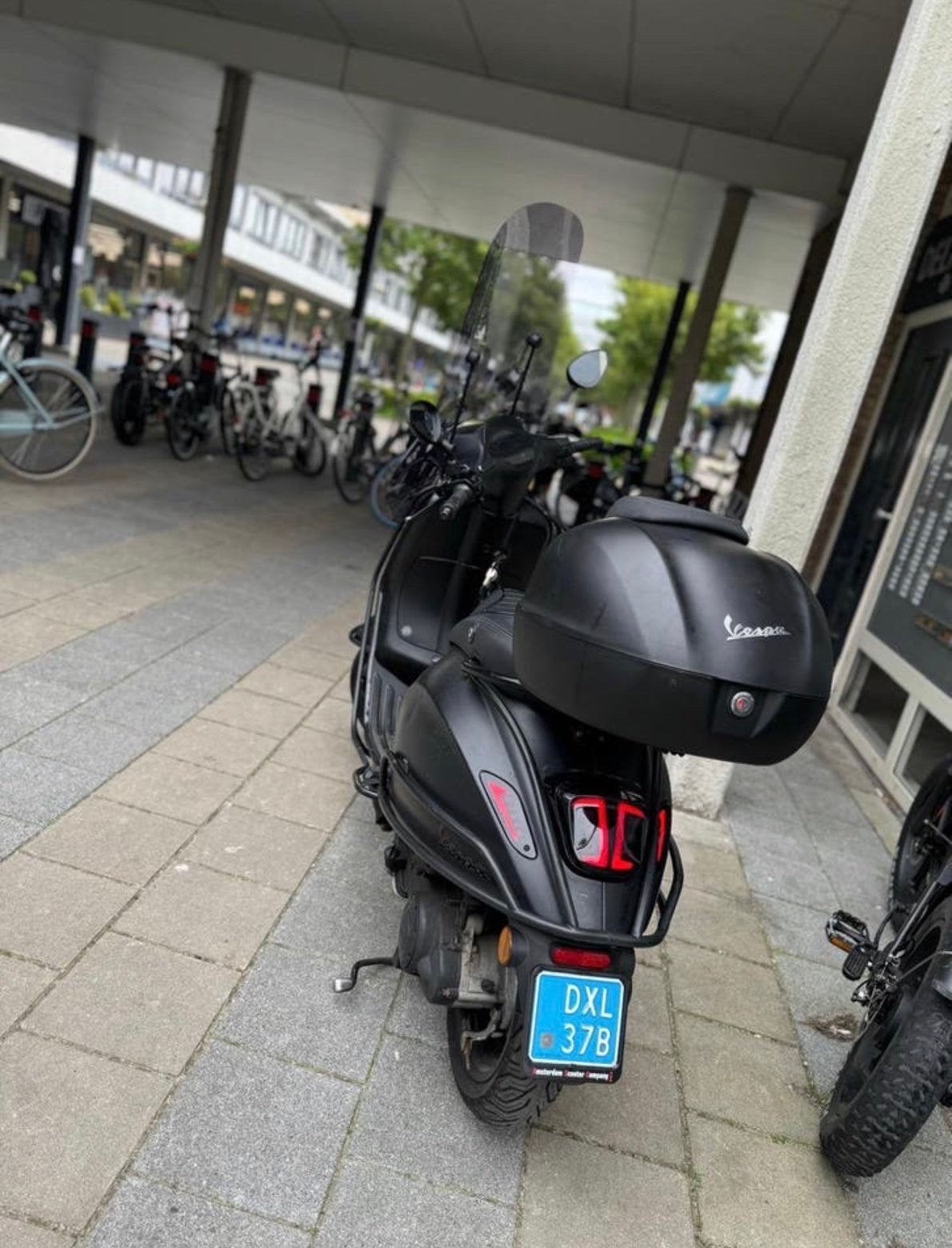 Vespa Sprint Notte Fully Malossi  - Zo goed als nieuw!, Fietsen en Brommers, Scooters | Vespa, Ophalen, Overige modellen, Maximaal 45 km/u
