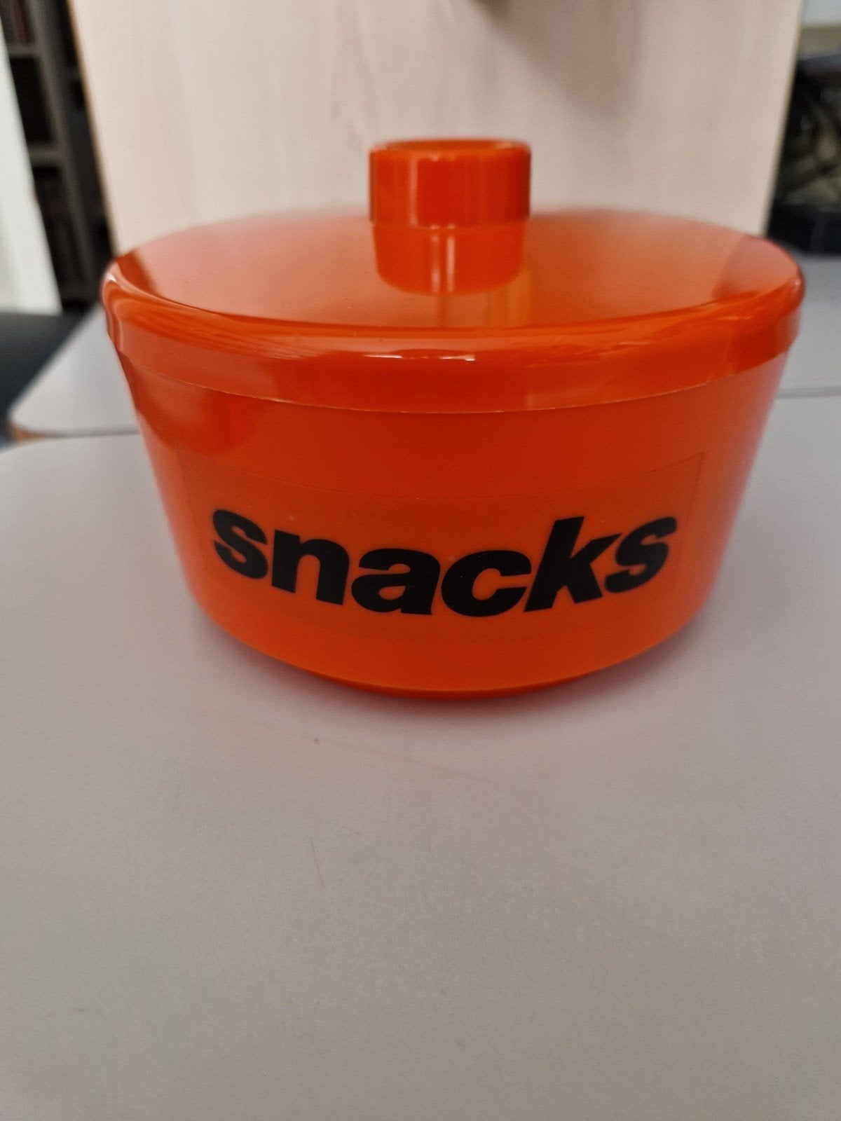 Vintage Oranje Jaren '70 Snack Schaaltjes, Ophalen of Verzenden