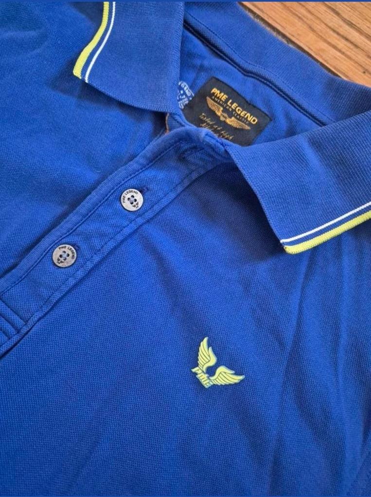 Pme Legend Pall Mall polo shirt maat L, Maat 52/54 (L), Blauw, ., Ophalen of Verzenden