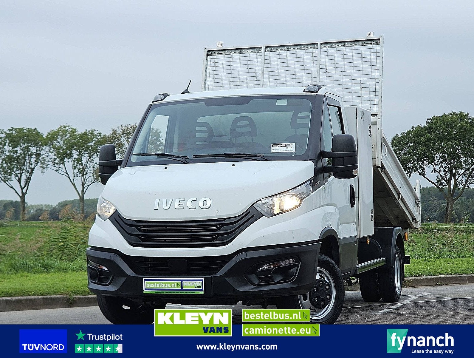 IVECO DAILY 35C16 3.0ltr kipper kist !, Lederen bekleding, Gebruikt, Euro 6, 156 pk