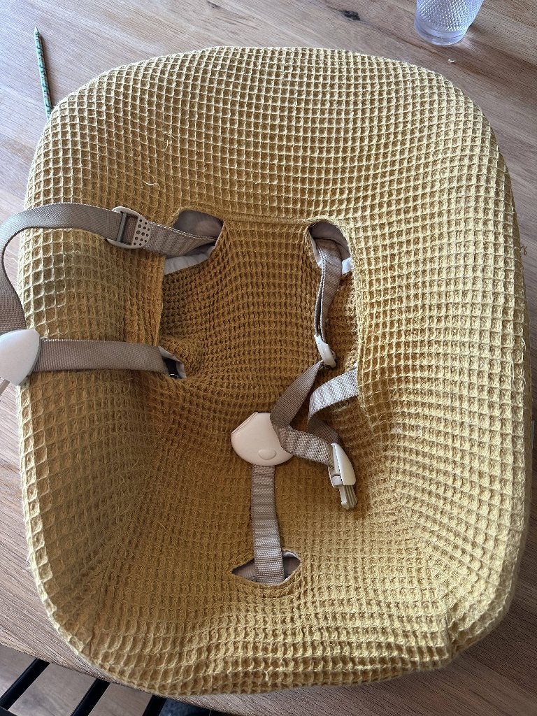 Stokke Tripp Trapp Newborn Set – netjes en met hoes, Ophalen, Gebruikt, Overige typen, Gordel(s)