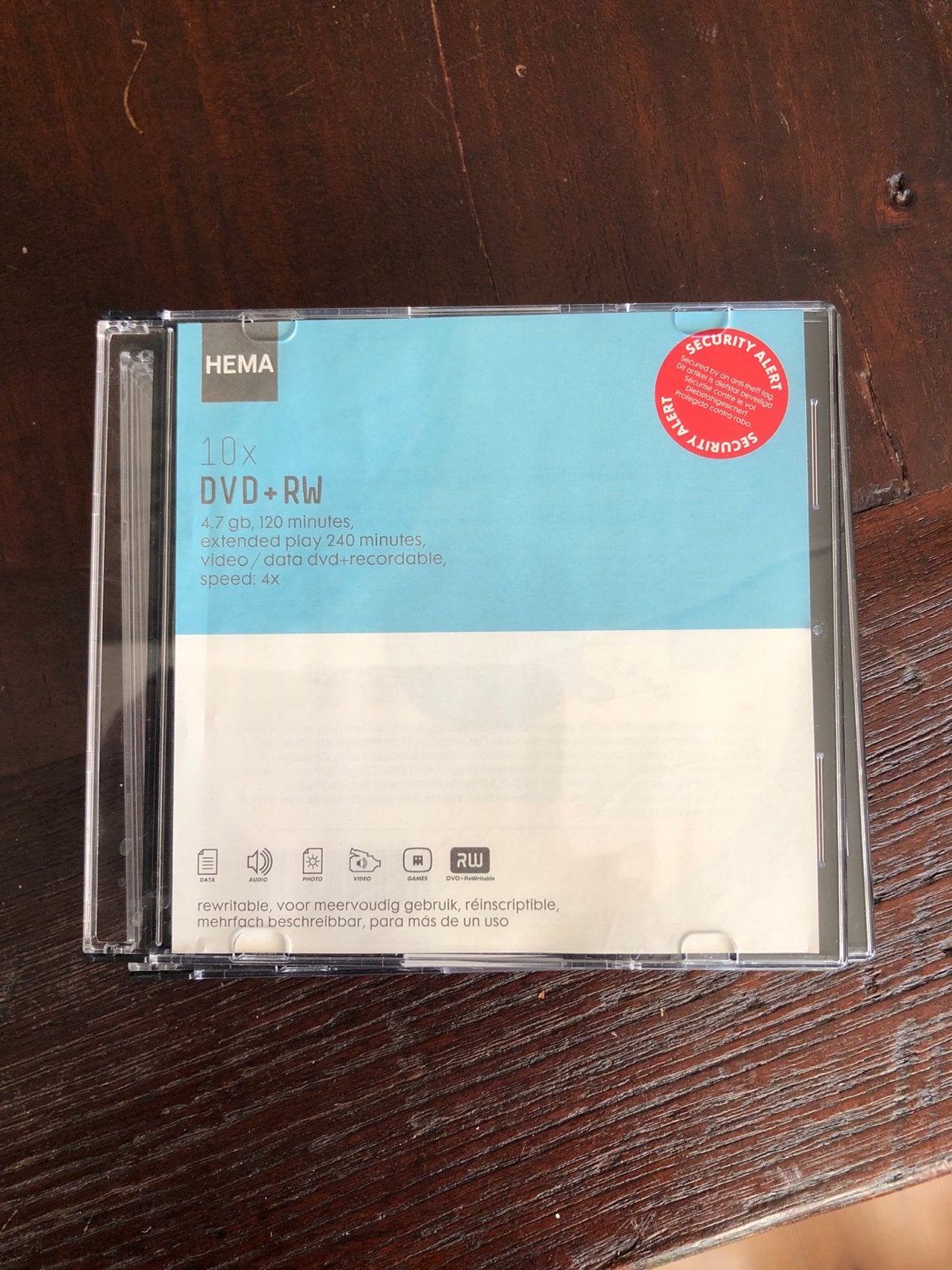 Hema DVD+RW 4.7 GB, 120 minuten, 8 stuks, Computers en Software, Beschrijfbare discs, Ophalen of Verzenden, Nieuw, Dvd, Herschrijfbaar