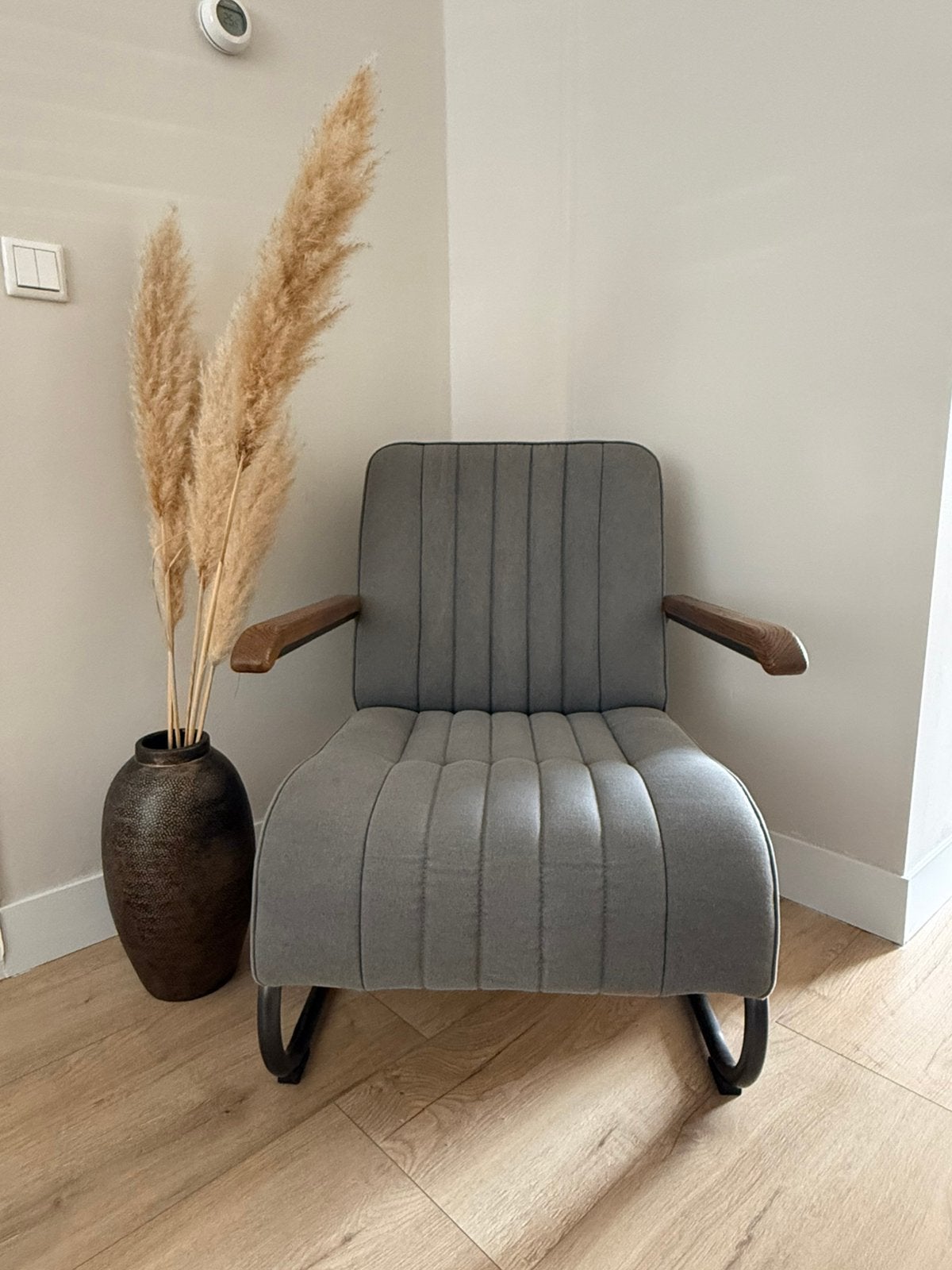 Eleonora fauteuil Arthur canvas, Ophalen, 75 tot 100 cm, Zo goed als nieuw, Stof