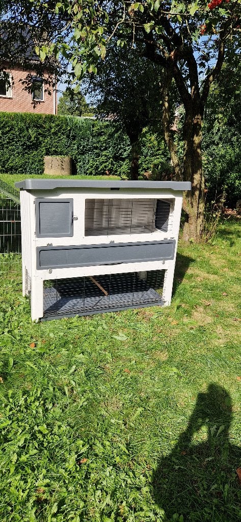 Konijnenhok, Dieren en Toebehoren, Ophalen, Gebruikt, 90 cm of meer, Konijn