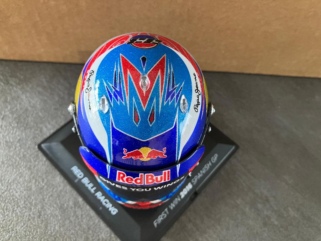 ✅ Max Verstappen 1:4 helm 2016 Spain First Win Red Bull RB12, Verzamelen, Automerken, Motoren en Formule 1, Ophalen of Verzenden