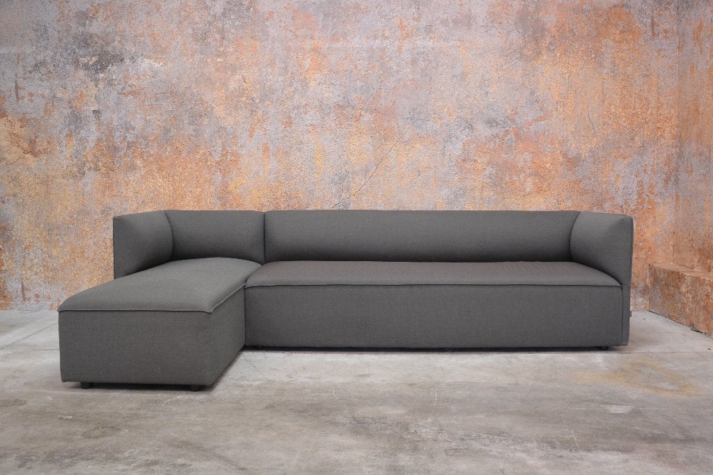 Als NIEUW fraaie stoffen Gelderland Pillow design hoekbank, 125 tot 150 cm, Hoekbank, 300 cm of meer, Zo goed als nieuw