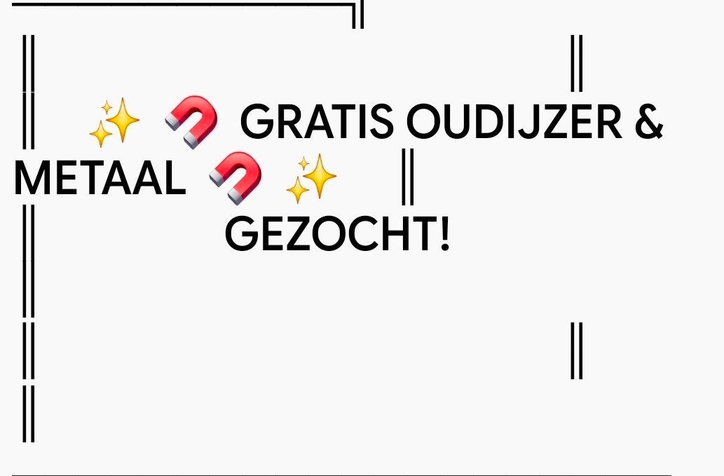 Oudijzer en metaal, Ophalen