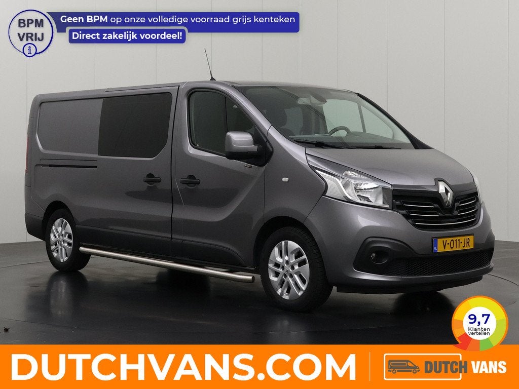 Renault Trafic 1.6DCi 125PK Luxe Lang Dubbele Cabine | 6-Per, Auto's, Bestelauto's, Voorwielaandrijving, Gebruikt, 2000 kg, Renault