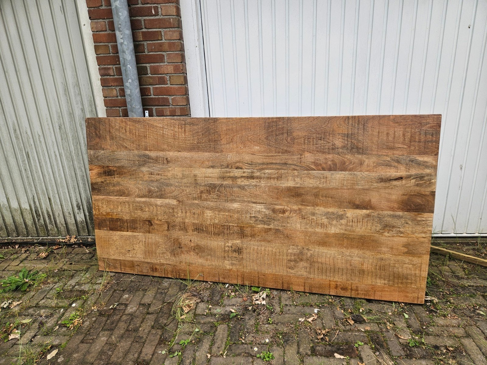 Mango houten tafelblad - perfect voor eettafel/bureau, Huis en Inrichting, Tafelonderdelen, Gebruikt, Rustiek, Industrieel, Rechthoekig