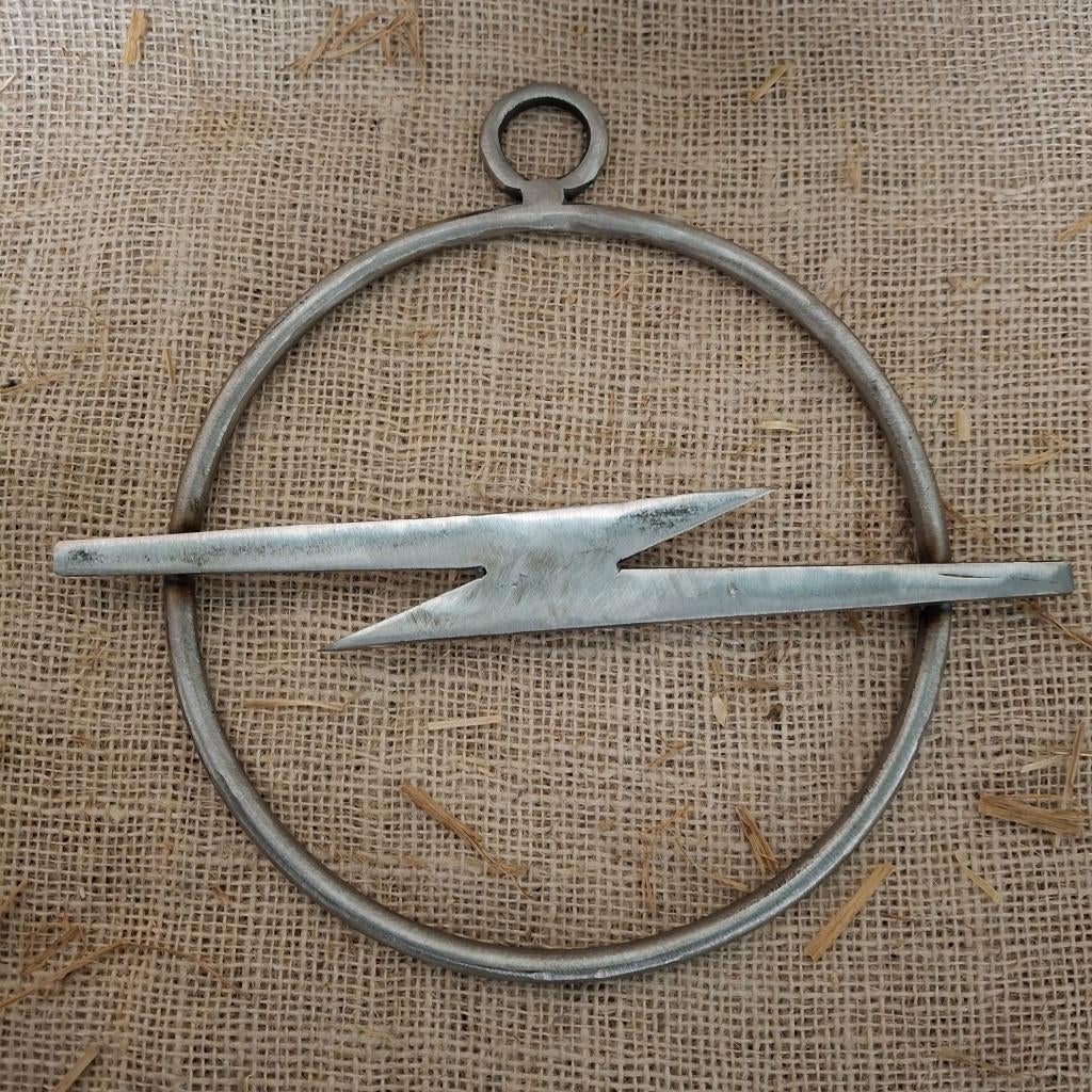 Opel Logo van robuust ijzer, Verzamelen, Automerken, Motoren en Formule 1, Ophalen of Verzenden, Zo goed als nieuw, Auto's