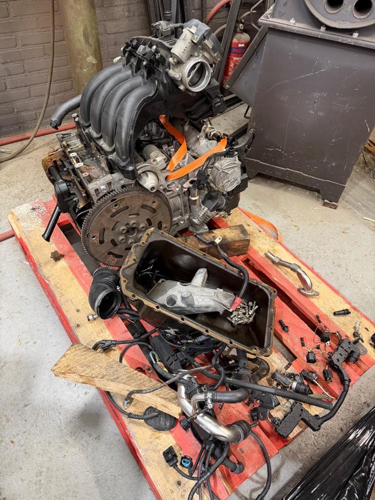 BMW N43B20A motor 520i E60 E61 E90 E91 onderdelen / revisie, Ophalen, Gebruikt, BMW