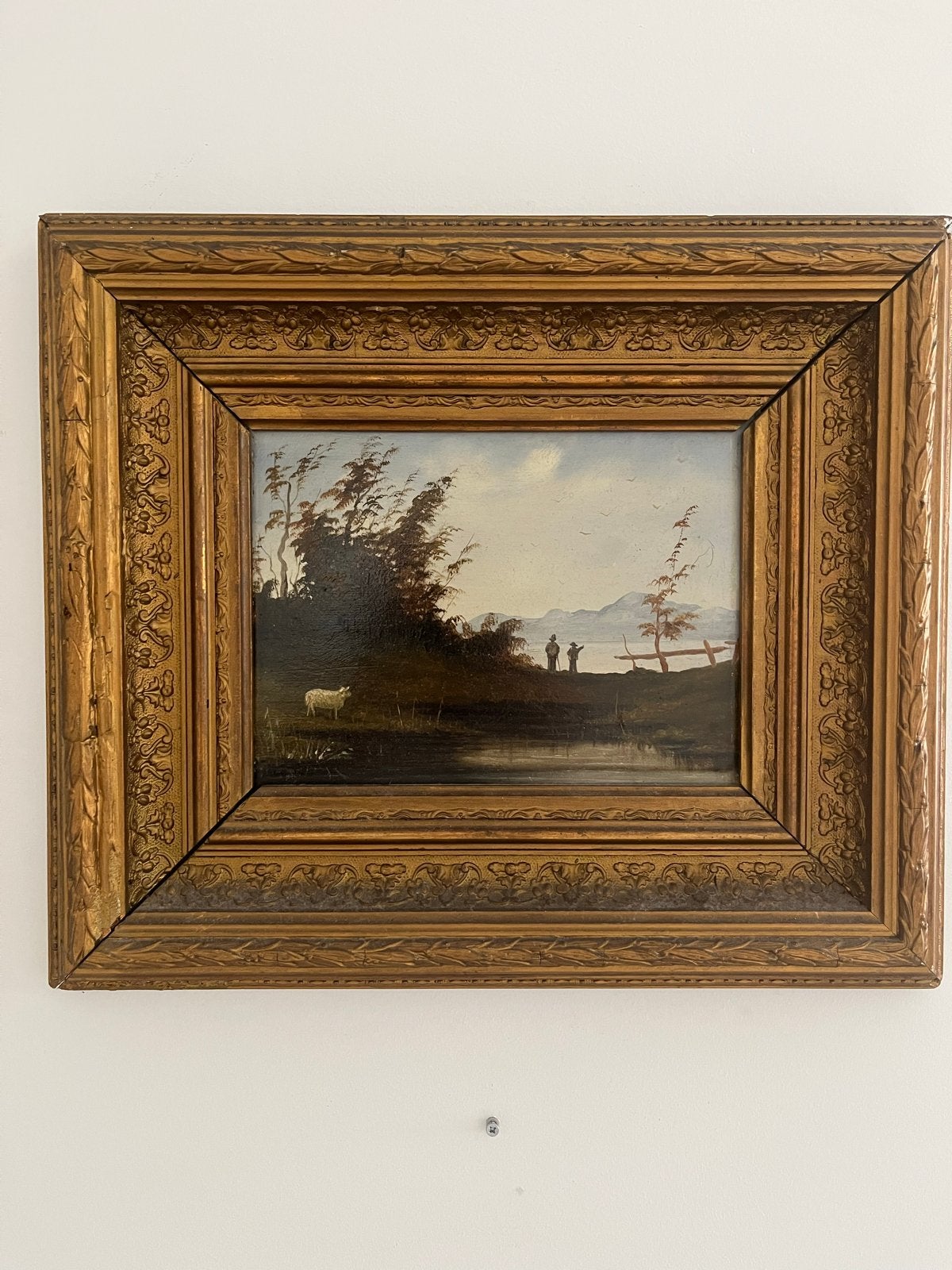 Schilderijtje Hollandse School 20e eeuw, Antiek en Kunst, Kunst | Schilderijen | Klassiek, Ophalen of Verzenden, Nederlandse school