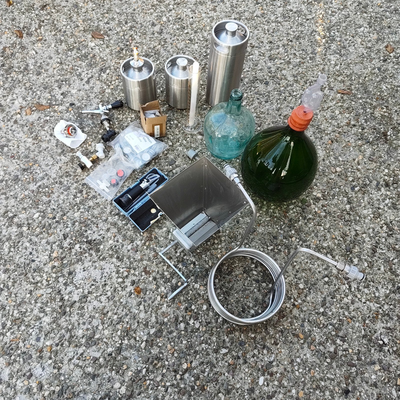 bier brouw set, Ophalen, Zo goed als nieuw