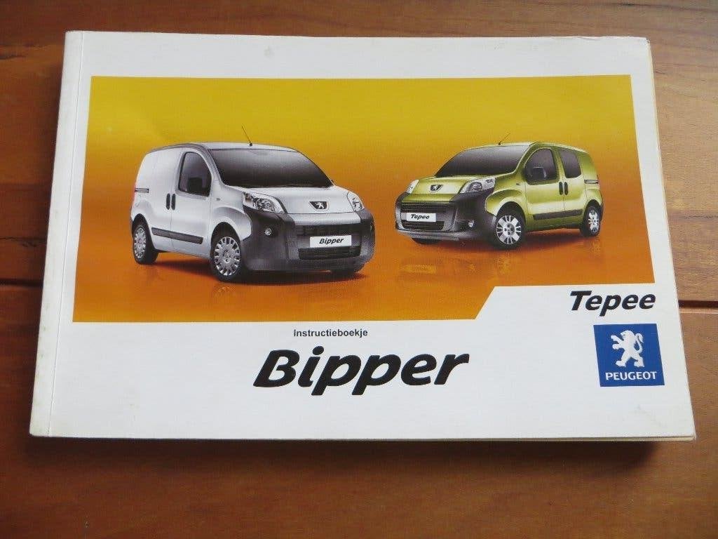 Instructieboek Peugeot Bipper Tepee, Bipper bestelauto 2008, Ophalen of Verzenden