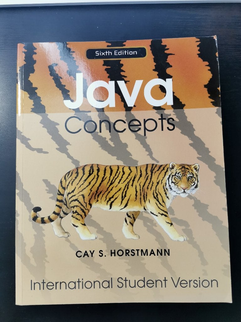 Java Concepts Sixth Edition (International Student Version), Boeken, Studieboeken en Cursussen, Cay S. Horstmann, Zo goed als nieuw