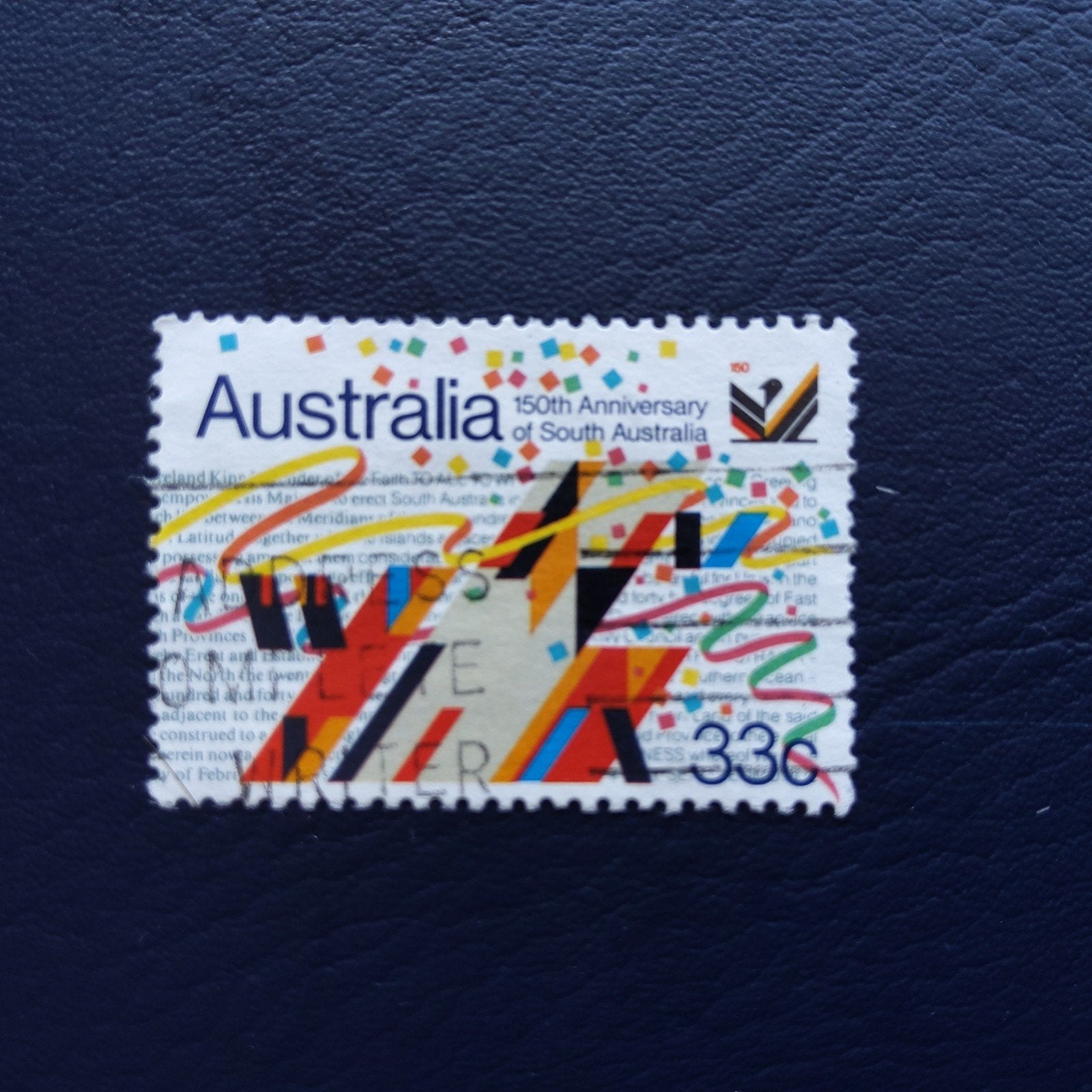 Australië 150e Verjaardag Zuid-Australië Postzegel, Ophalen of Verzenden