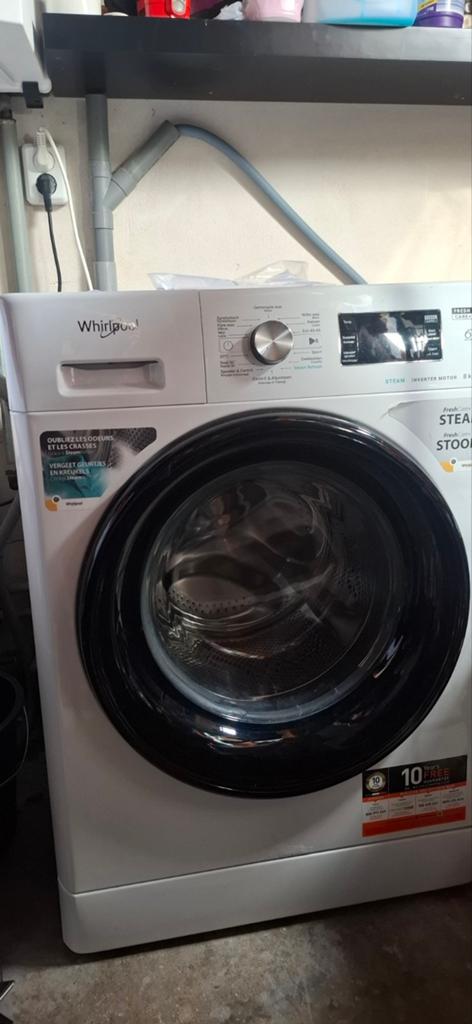 Nette wasmachine Whirlpool 8 kg trommel, Witgoed en Apparatuur, 6 tot 8 kg, Ophalen of Verzenden, 1200 tot 1600 toeren, 85 tot 90 cm